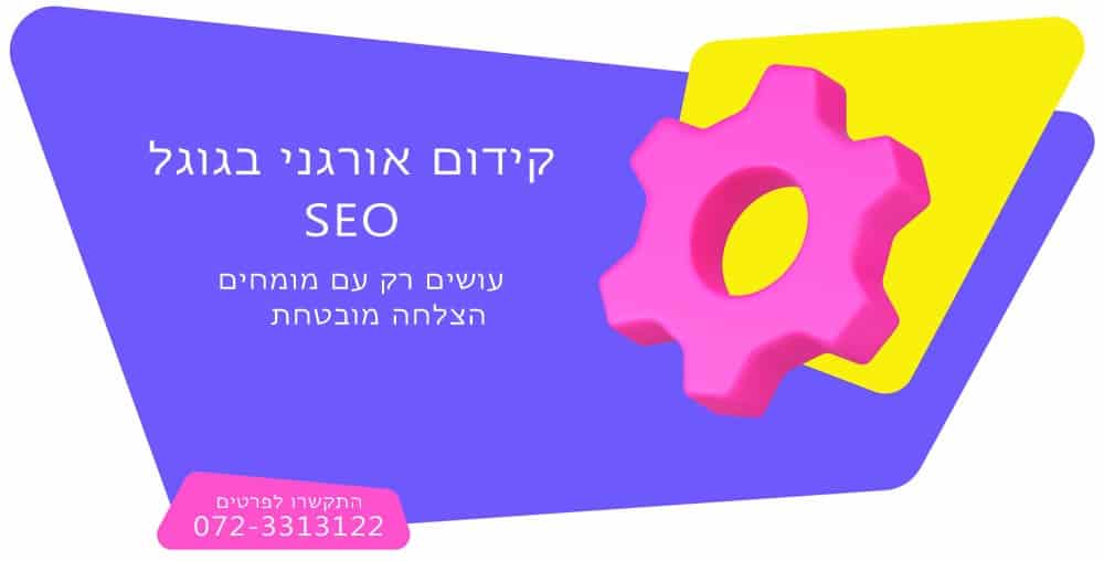 קידום אורגני בגוגל